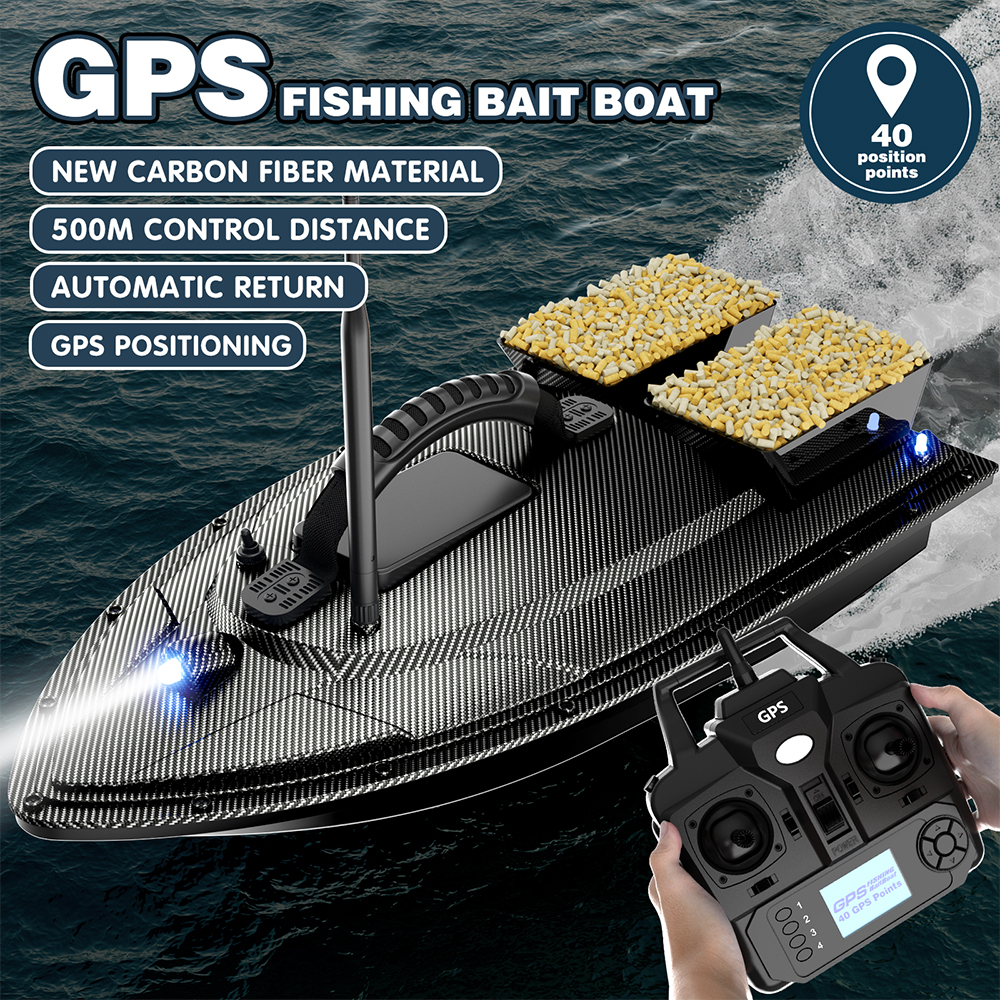 Fishing Boat Trailer - V070 12000mAh/5200mAh RC Bait Boat 500