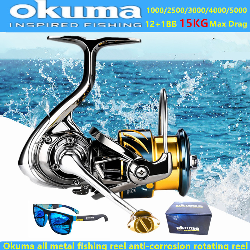 Okuma all metal fishing reel 1 - Fishing Boat Steering Wheel avis et prix