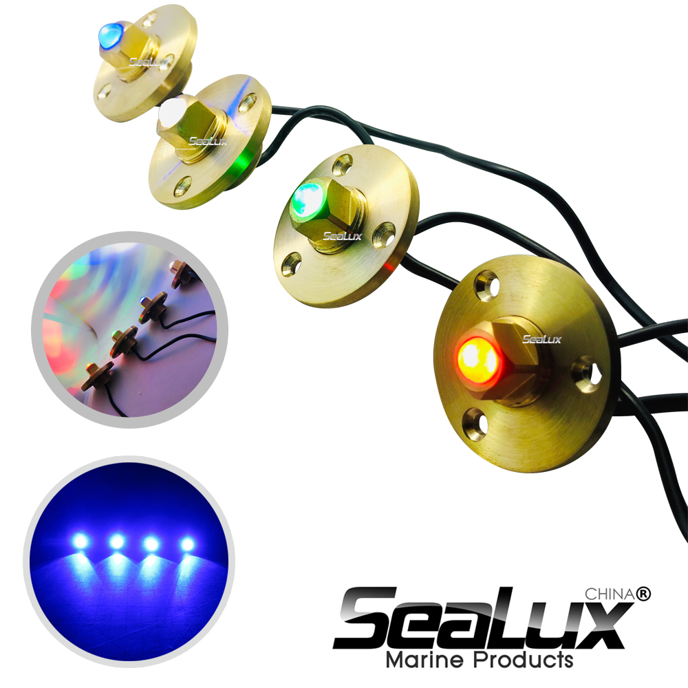 Sealux Brass drain plug LED li - Fishing Boat Navigation Light avis et prix
