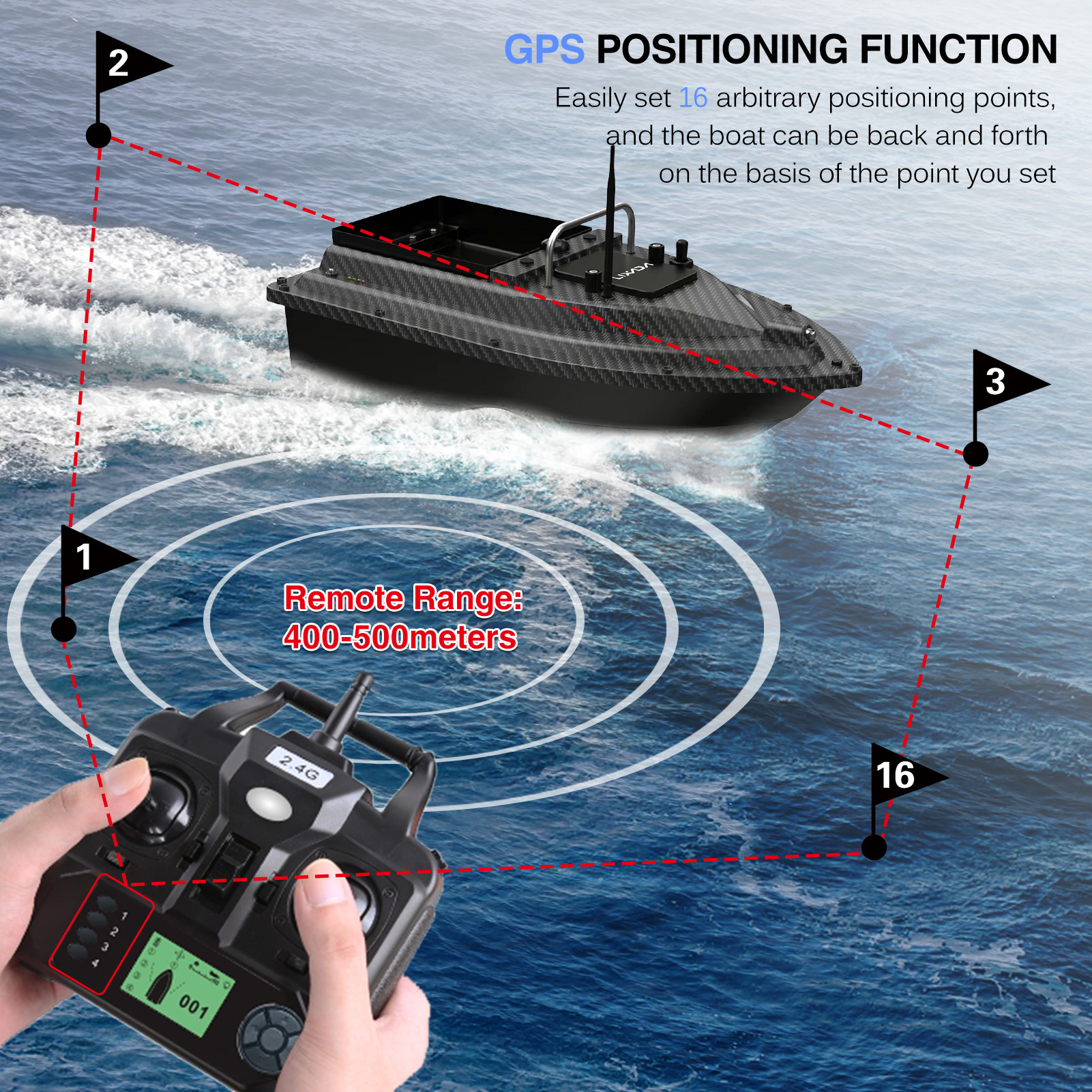Fishing Bait Boat GPS Fishing  - Fishing Boat Gps avis et prix