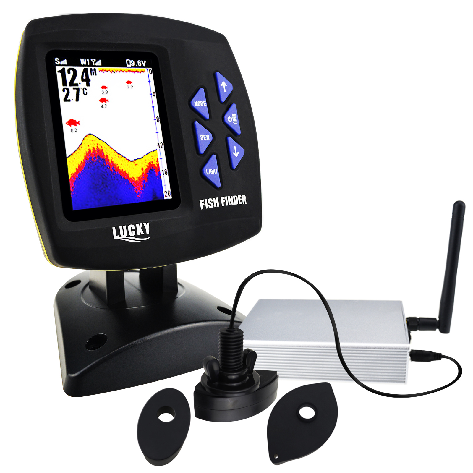 LUCKY Fishfinder 300m/ 980ft F - Fishing Boat Depth Finder avis et prix