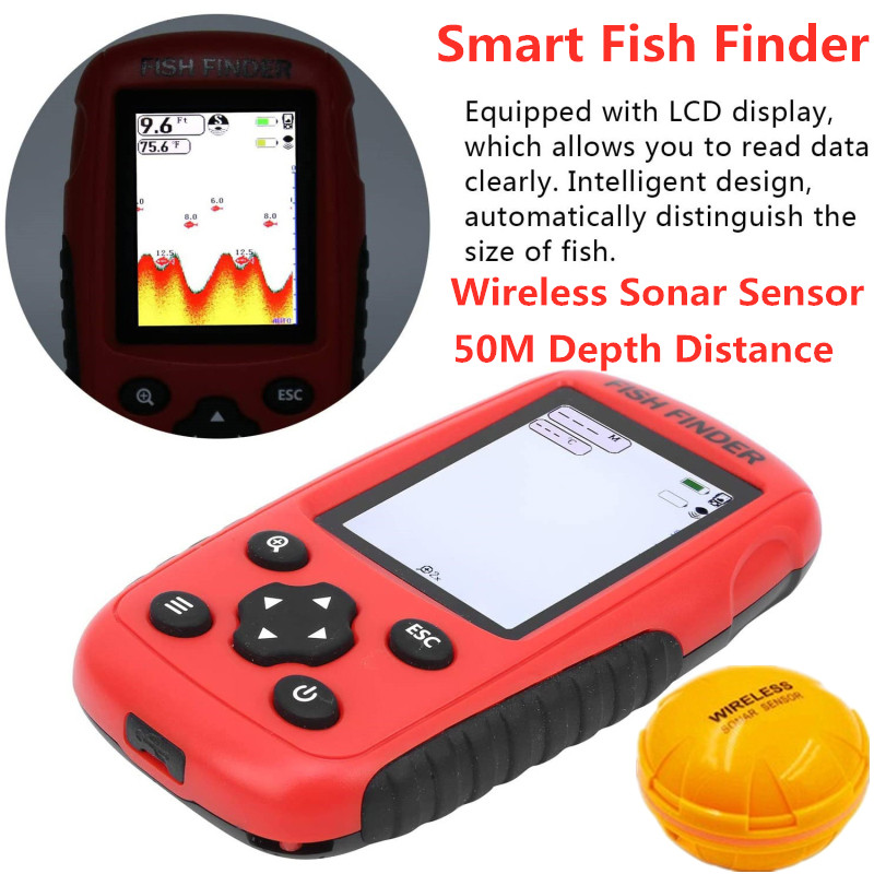 Fish finder wireless Wireless  - Fishing Boat Depth Finder avis et prix