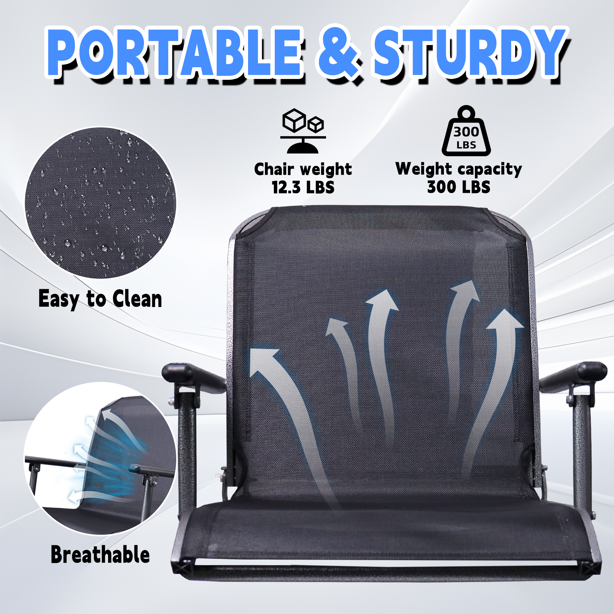 Marine Boat Seat Black and Lig - Fishing Boat Seat avis et prix