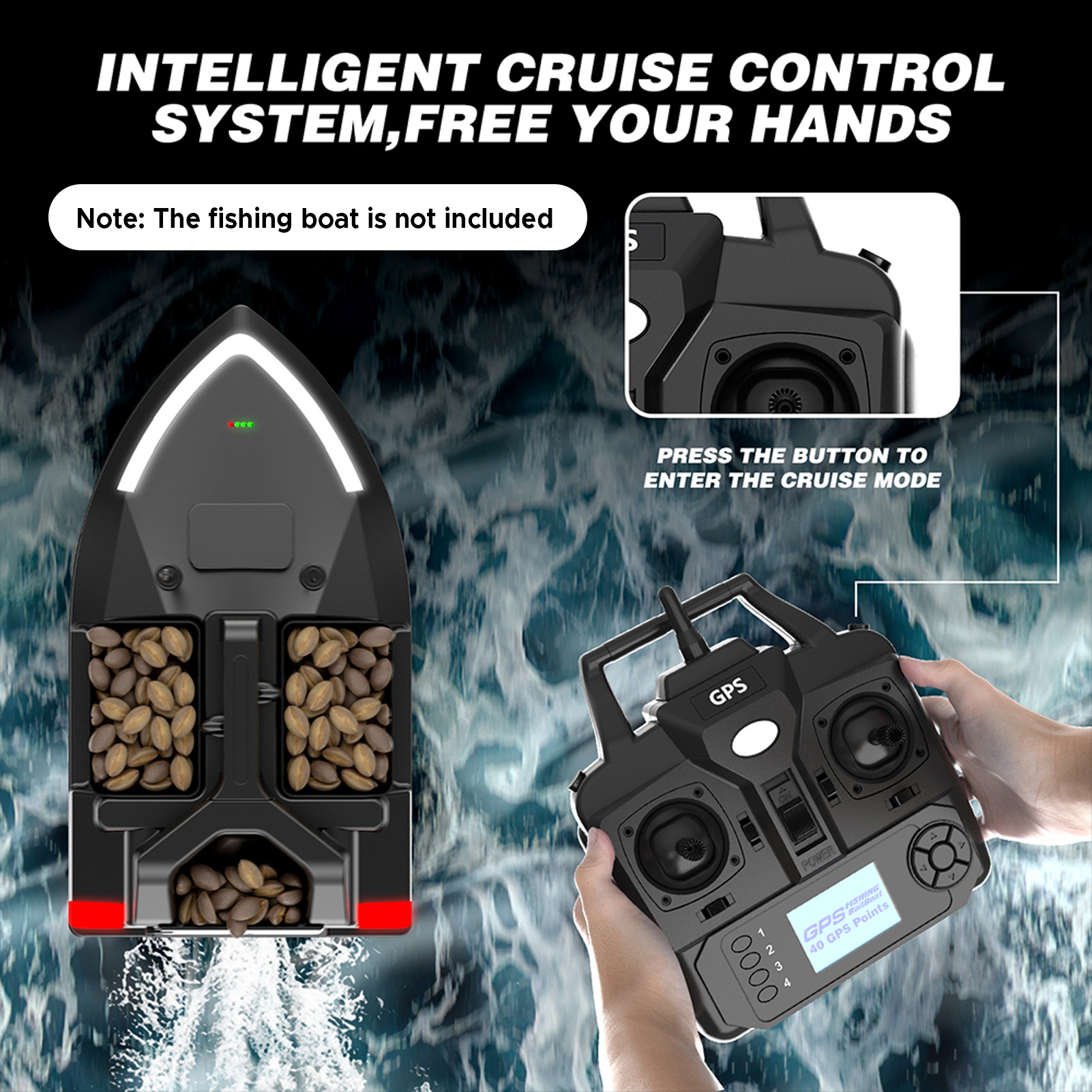 Remote Control for V020 GPS Fi - Fishing Boat Gps avis et prix