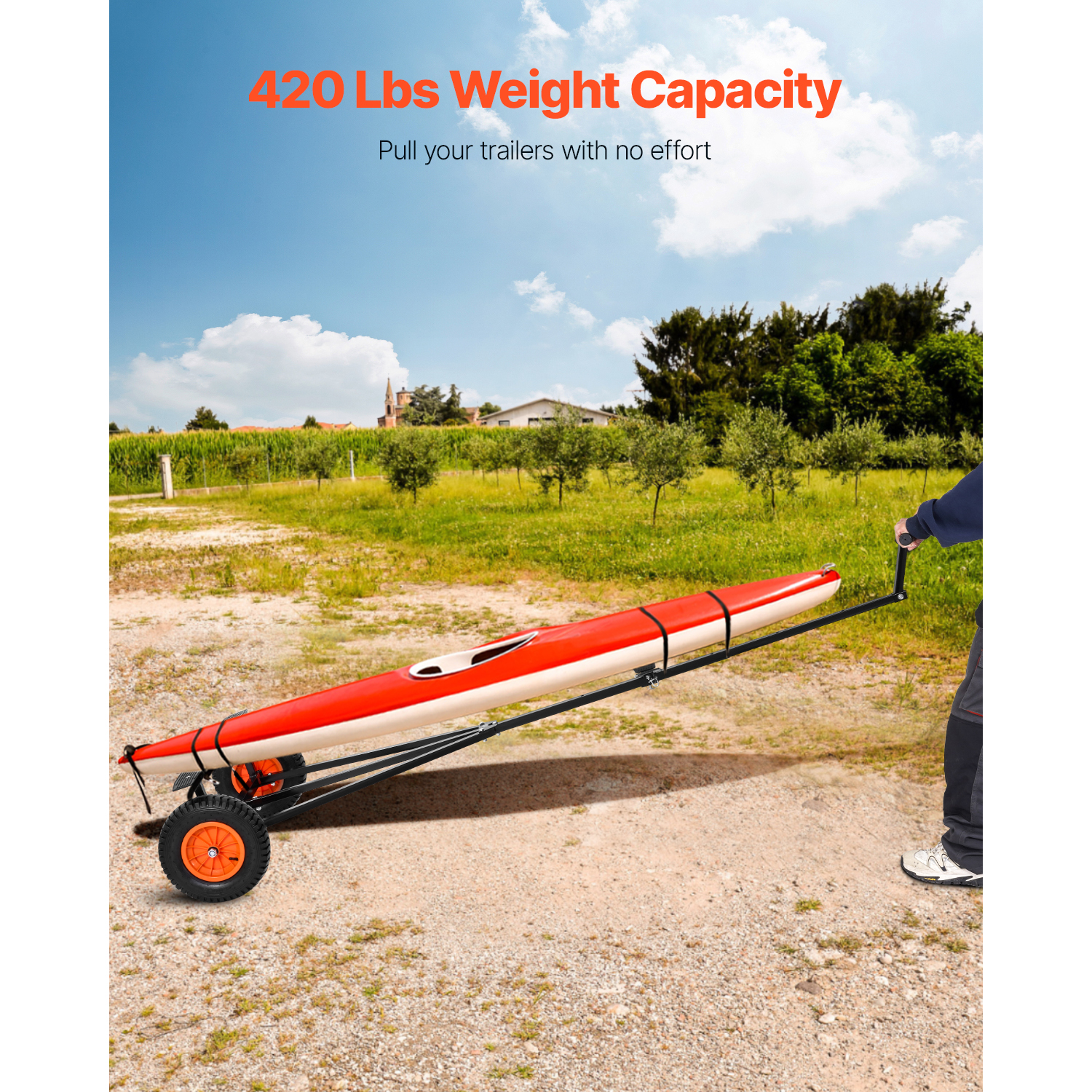 SucceBuy 420lbs Boat Trailer D - Fishing Boat Trailer avis et prix