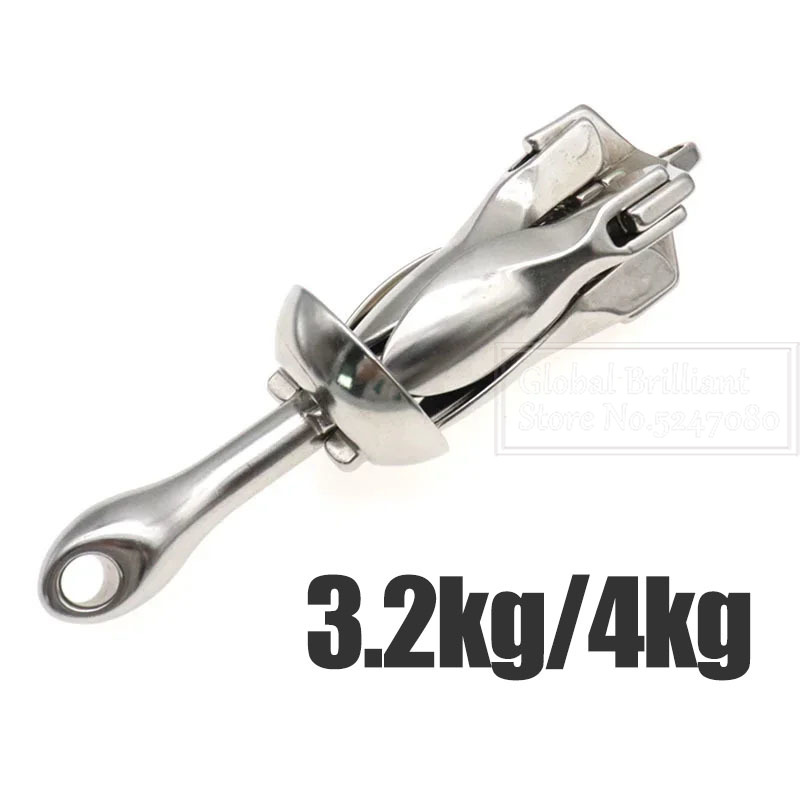 3.2KG/4KG Boat Stainless Steel - Fishing Boat Anchor avis et prix