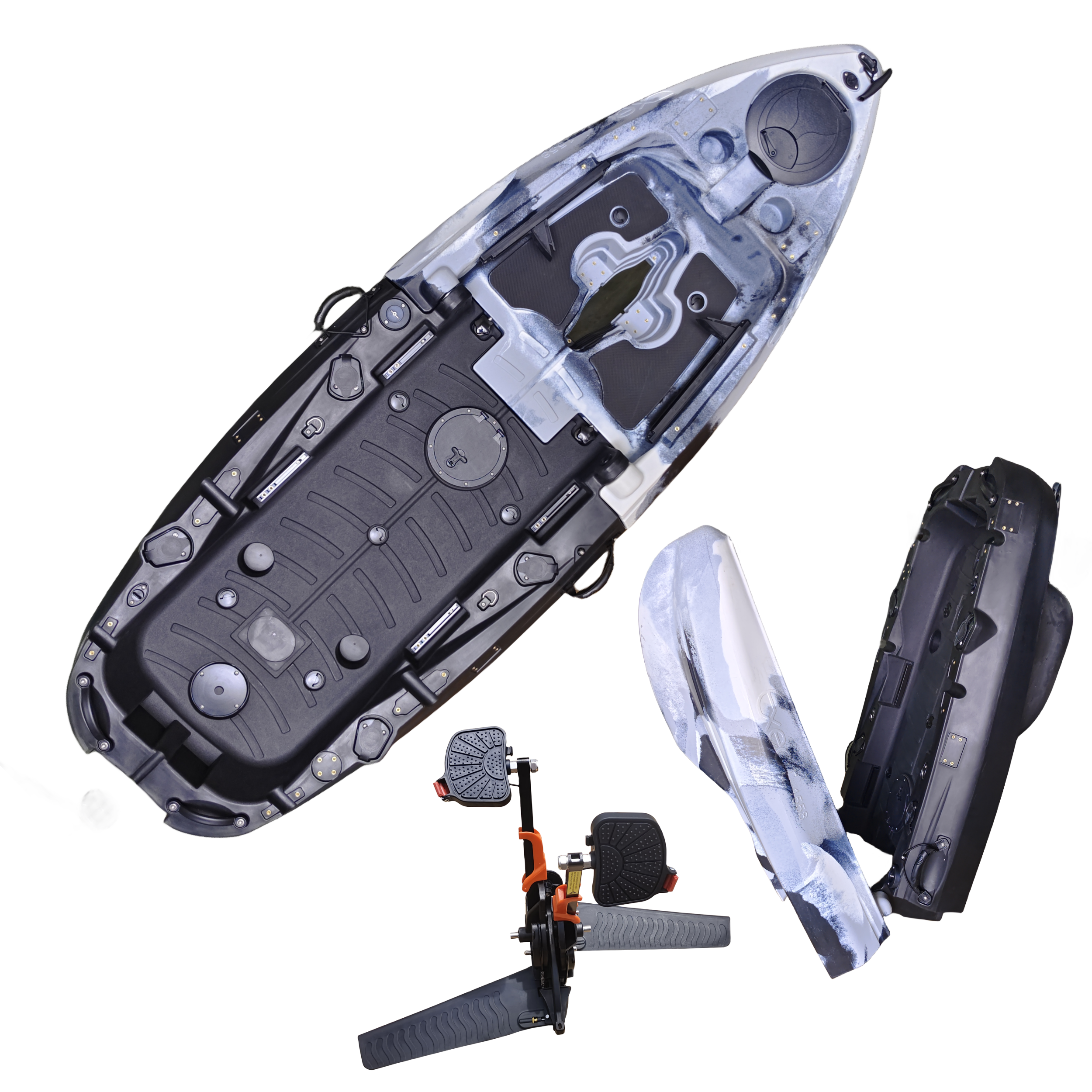 Plastic Kayak Pedal Kayak Fish - Fishing Boat Seat avis et prix