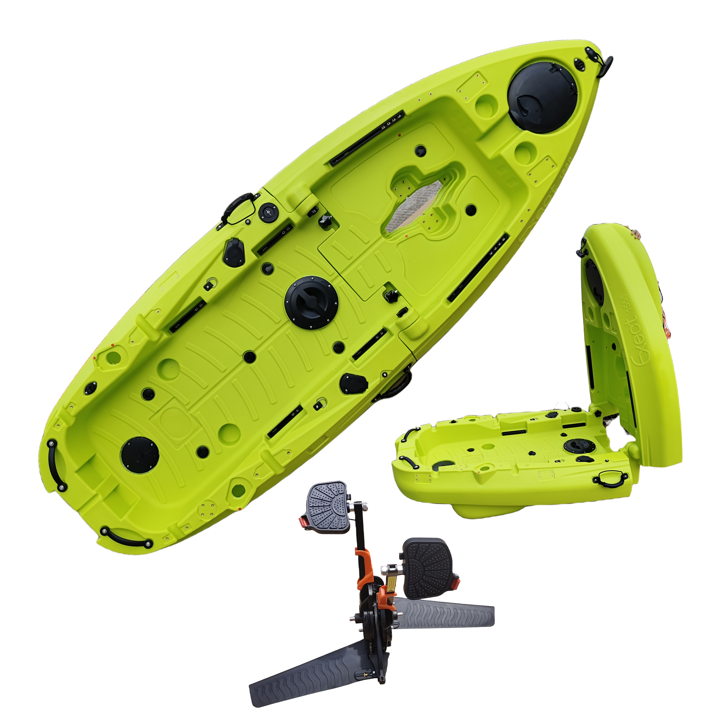 Plastic Kayak Pedal Kayak Fish - Fishing Boat Seat avis et prix