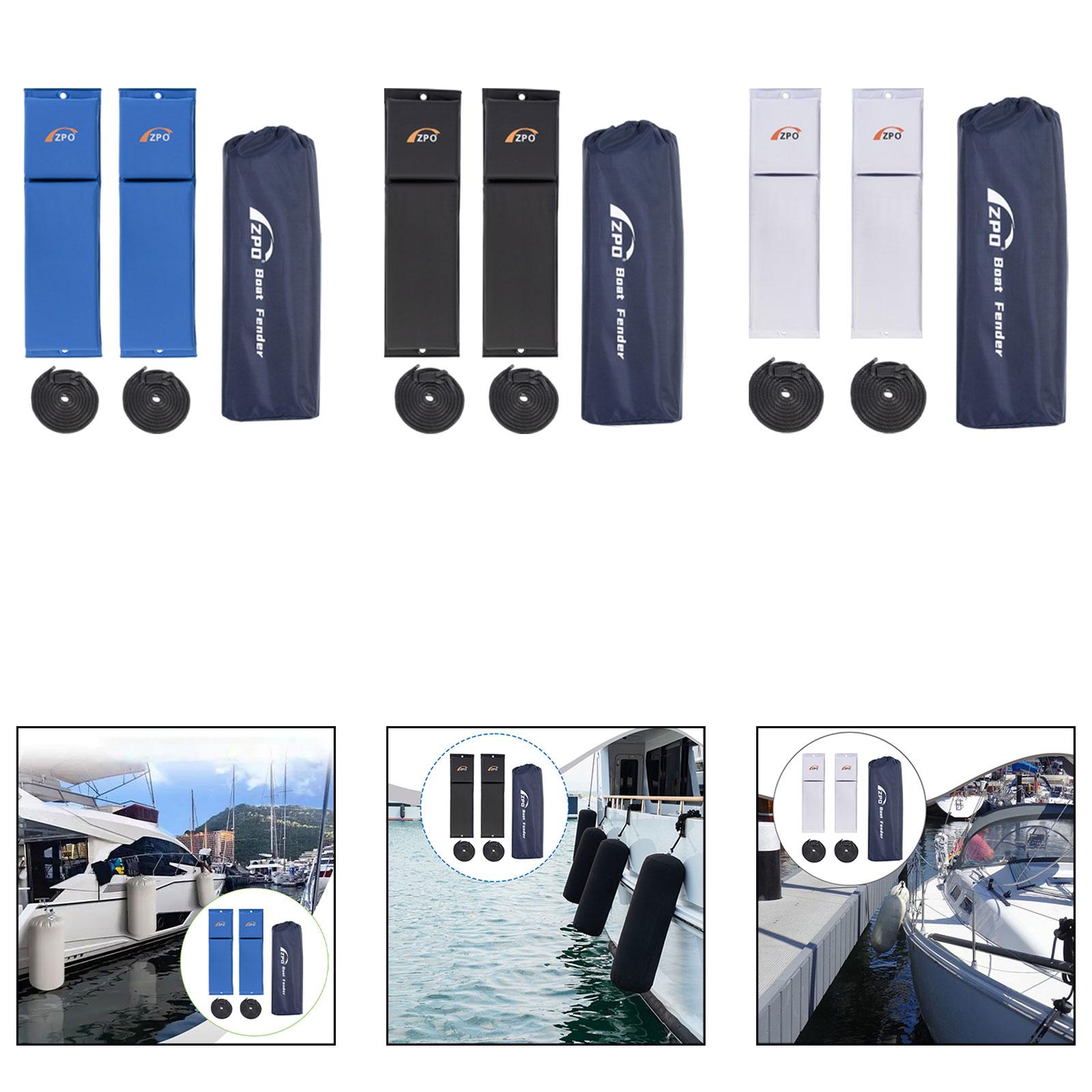 2Pcs Flat Boat Fender with Rop - Fishing Boat Paddle avis et prix