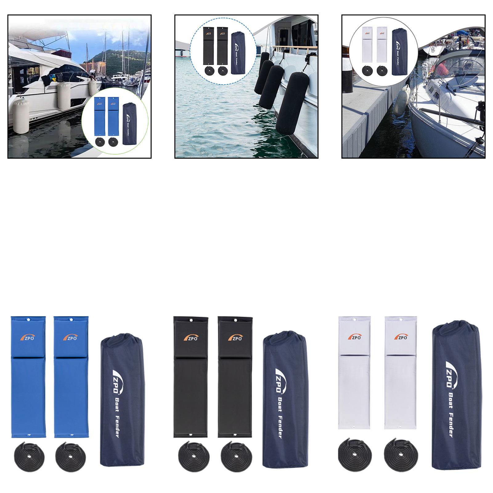 2Pcs Flat Boat Fender with Rop - Fishing Boat Paddle avis et prix