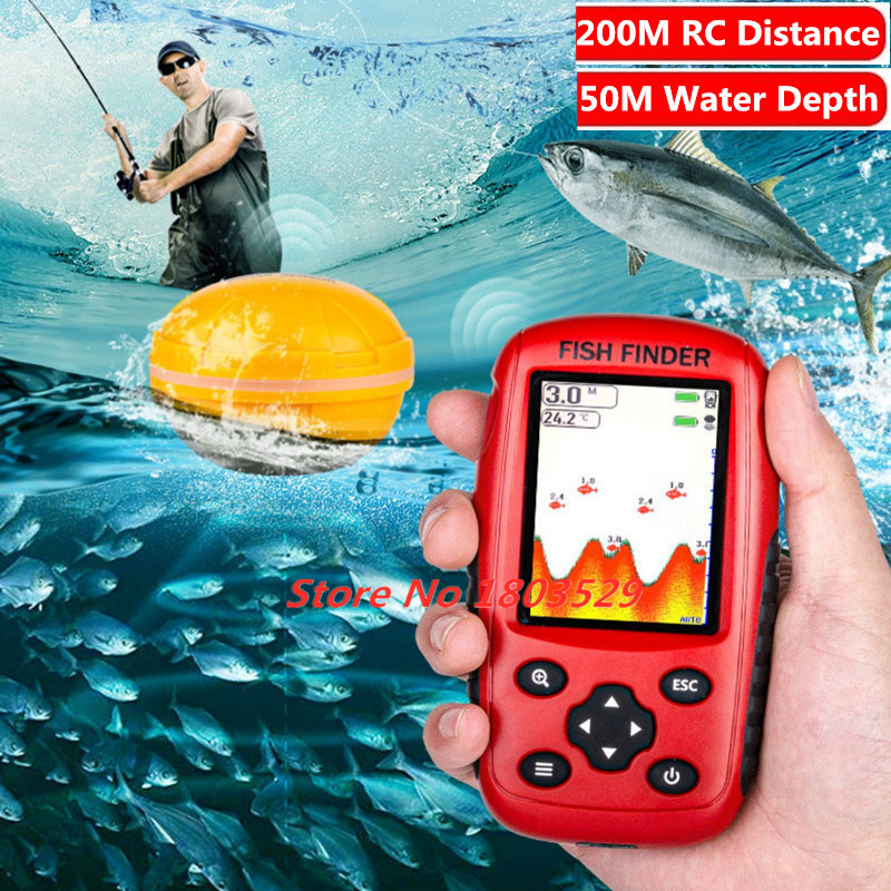 Update 200M Portable Sonar Fis - Fishing Boat Depth Finder avis et prix