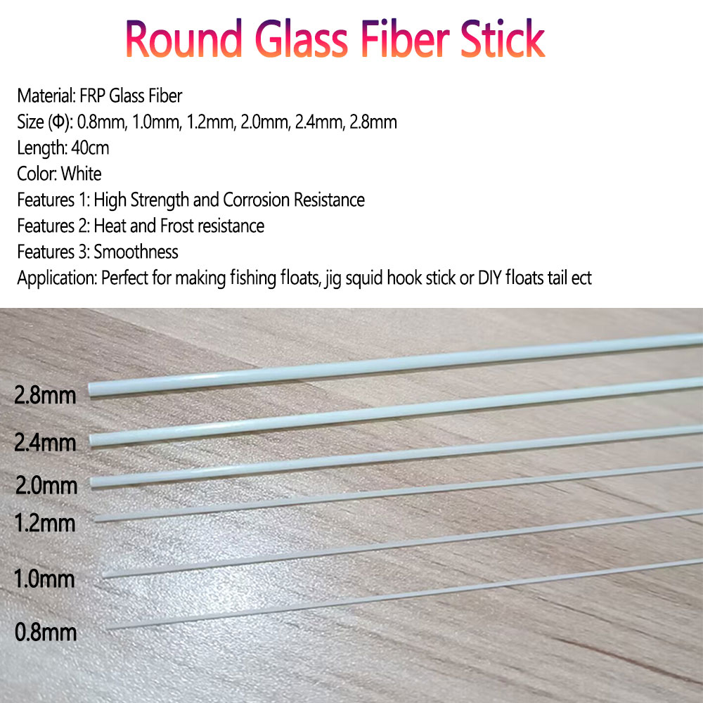 Bimoo 10/20pcs 0.8mm~2.8mm Rou - Fishing Boat Fiberglass avis et prix