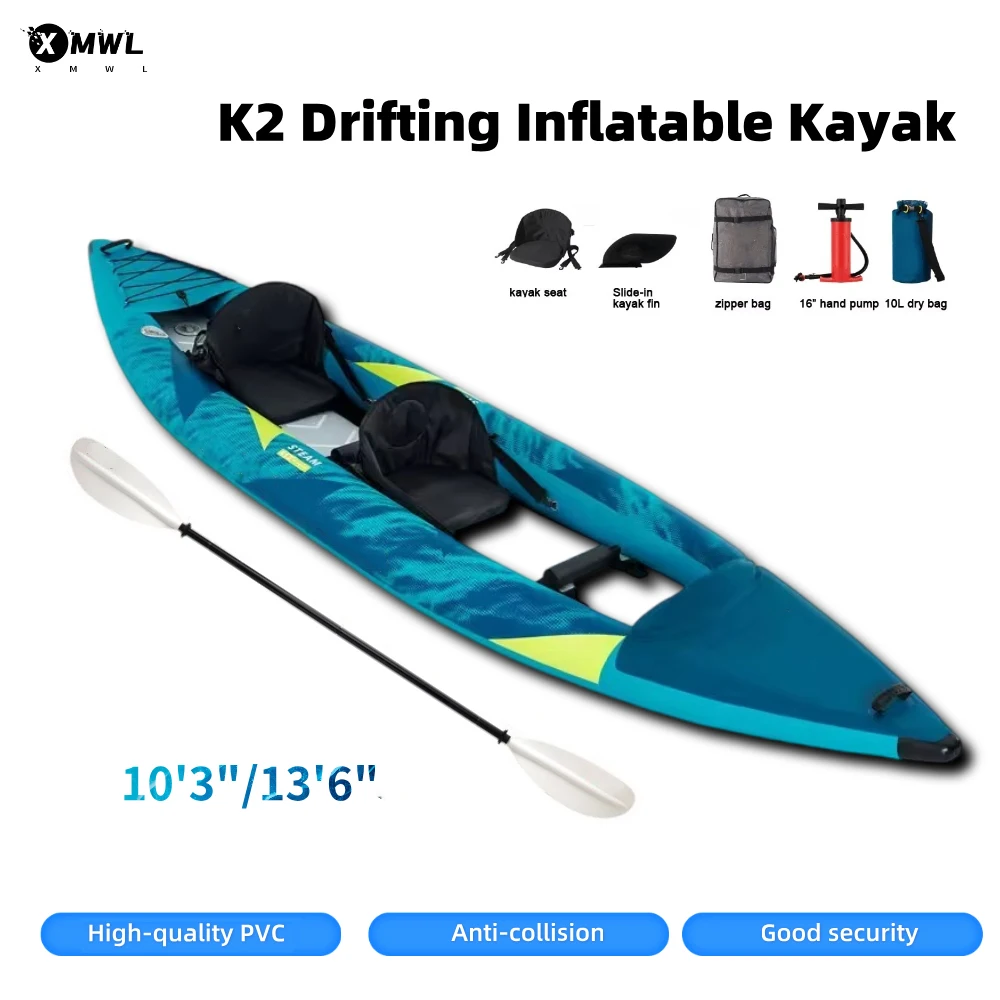 Canoe Kayak Inflatable Boat 1- - Fishing Boat Seat avis et prix
