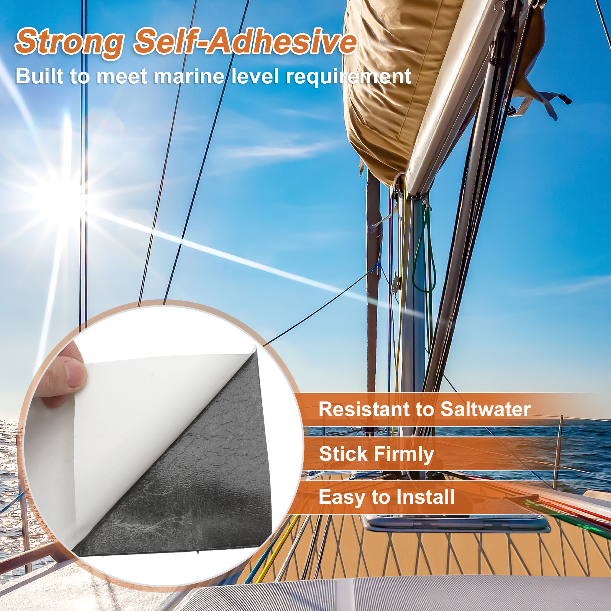 UXCELL 2440X400X6mm Self-Adhes - Fishing Boat Fiberglass avis et prix
