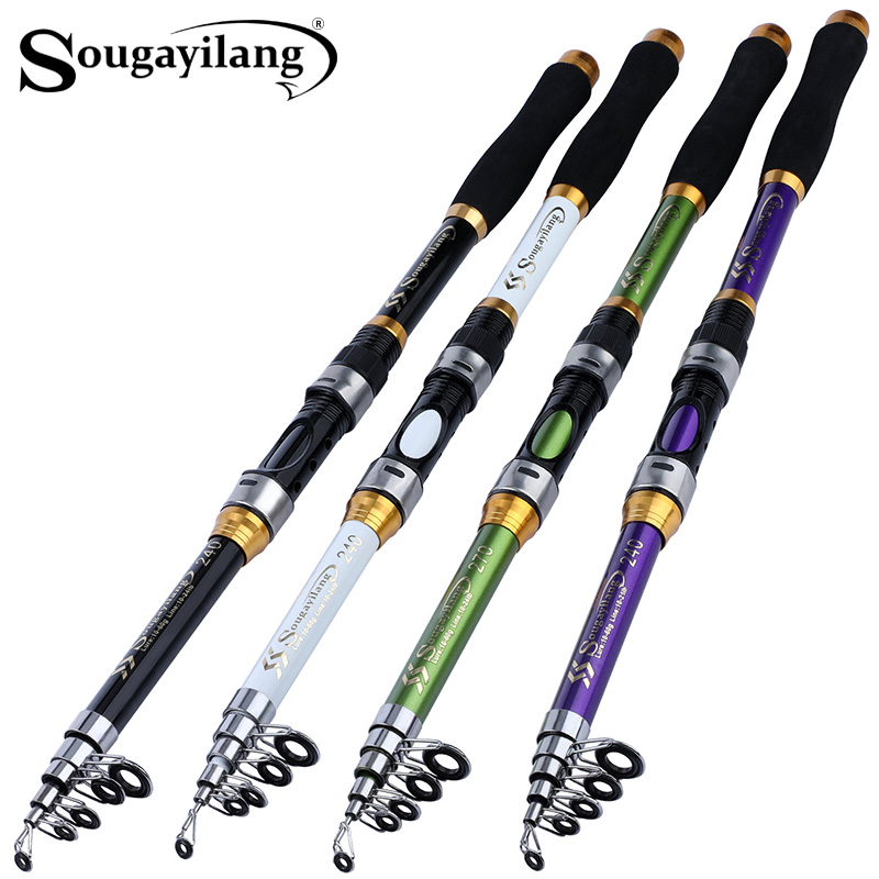 Sougayilang 4 Colors Telescopi - Fishing Boat Fiberglass avis et prix