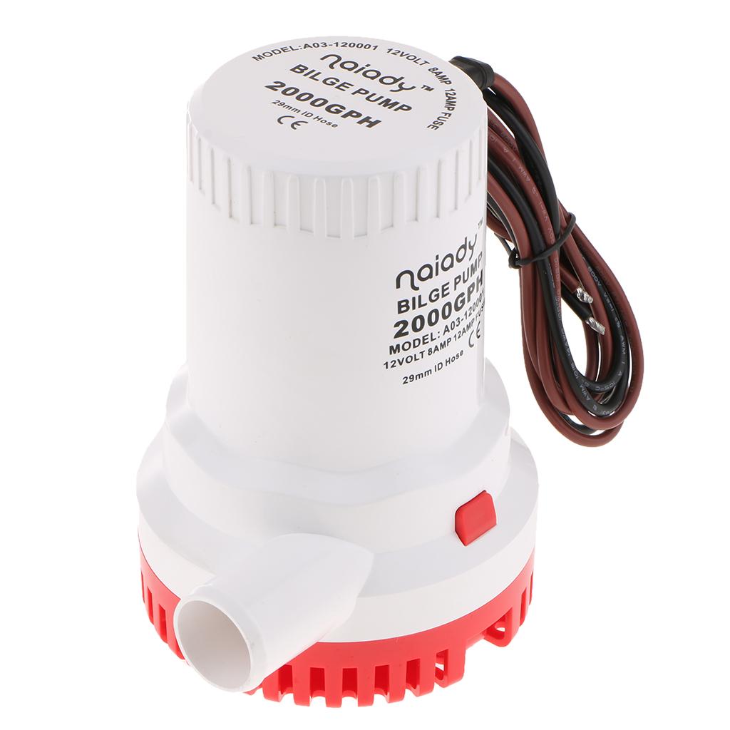 Electric Bilge Pump 2000GPH Su - Fishing Boat Bilge Pump avis et prix