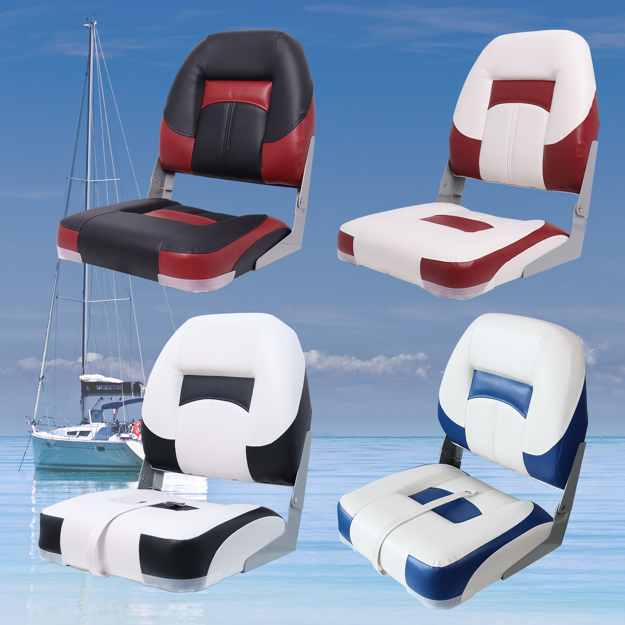 Folding Bass Boat Seats Classi - Fishing Boat Seat avis et prix