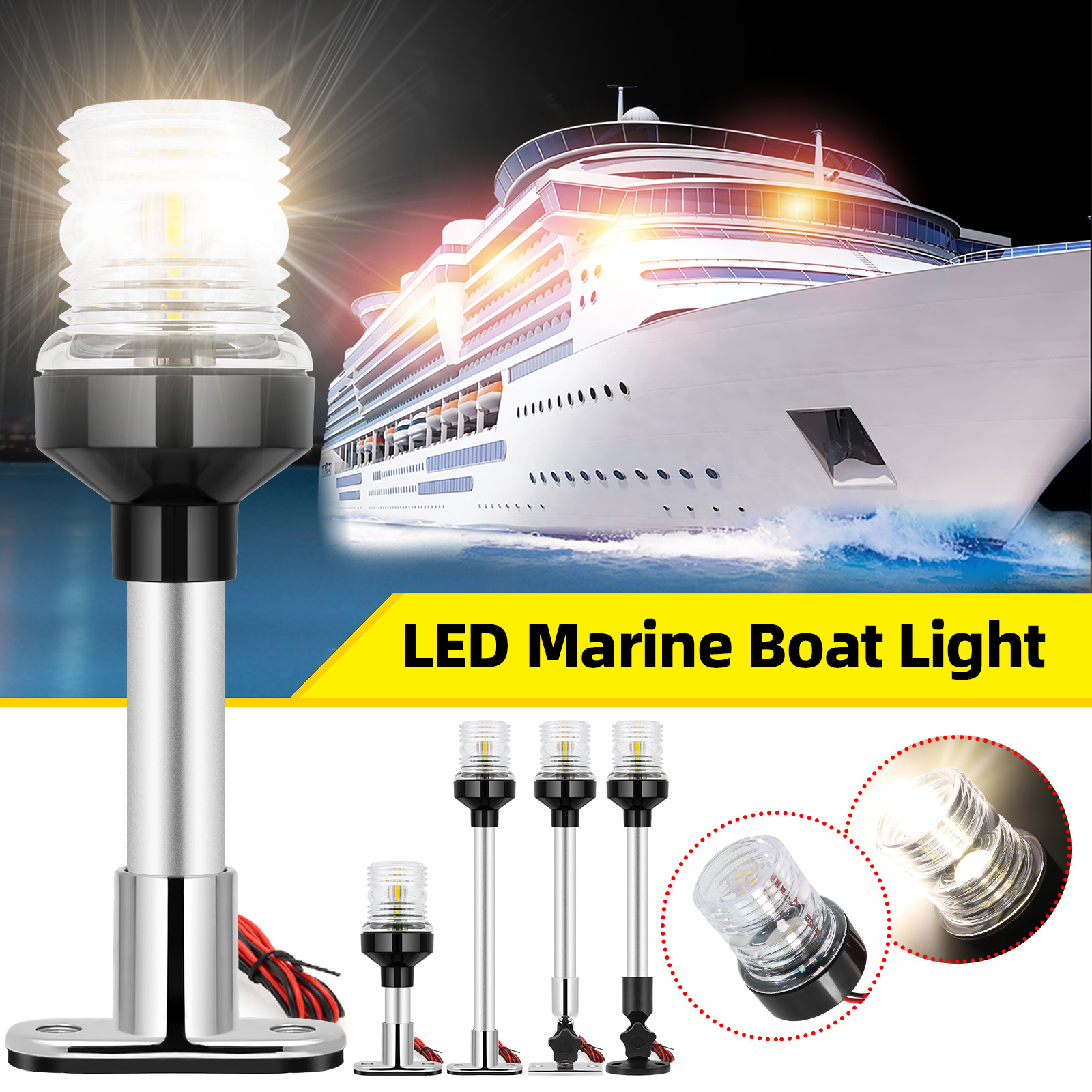 6/12inch LED Fold Yacht Naviga - Fishing Boat Paddle avis et prix
