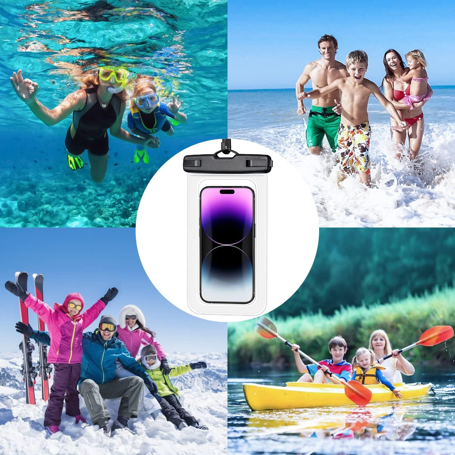 Waterproof Phone Case Swimming - Fishing Boat Cover avis et prix