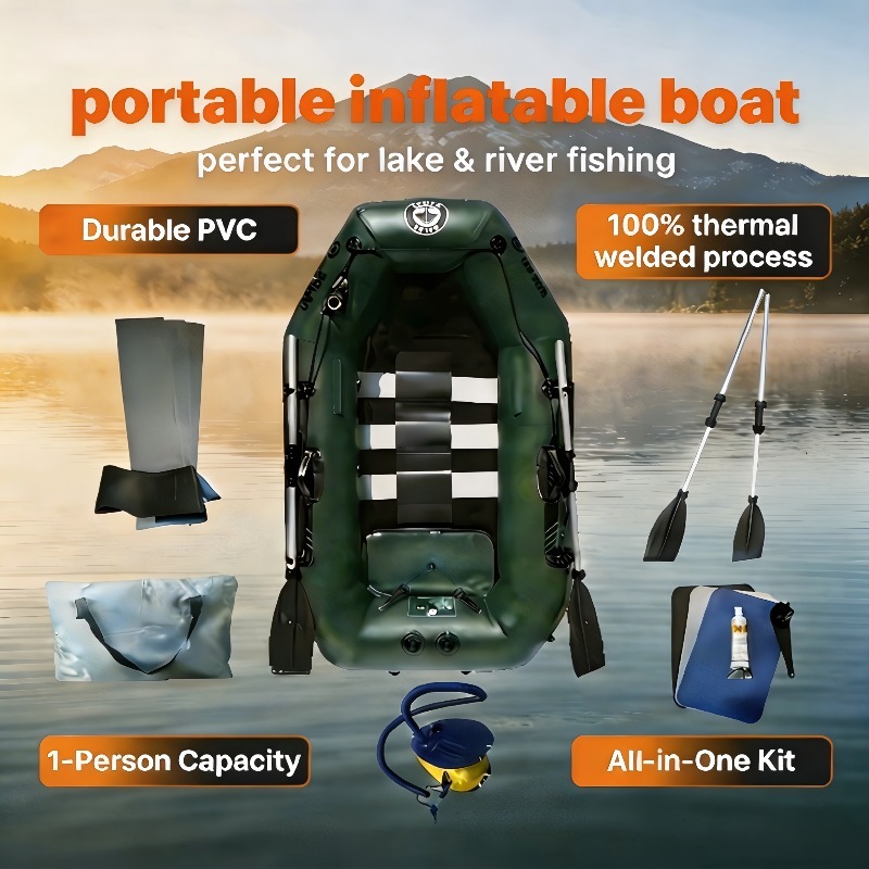 1 Person Fishing Boat Cheap In - Fishing Boat Oar avis et prix
