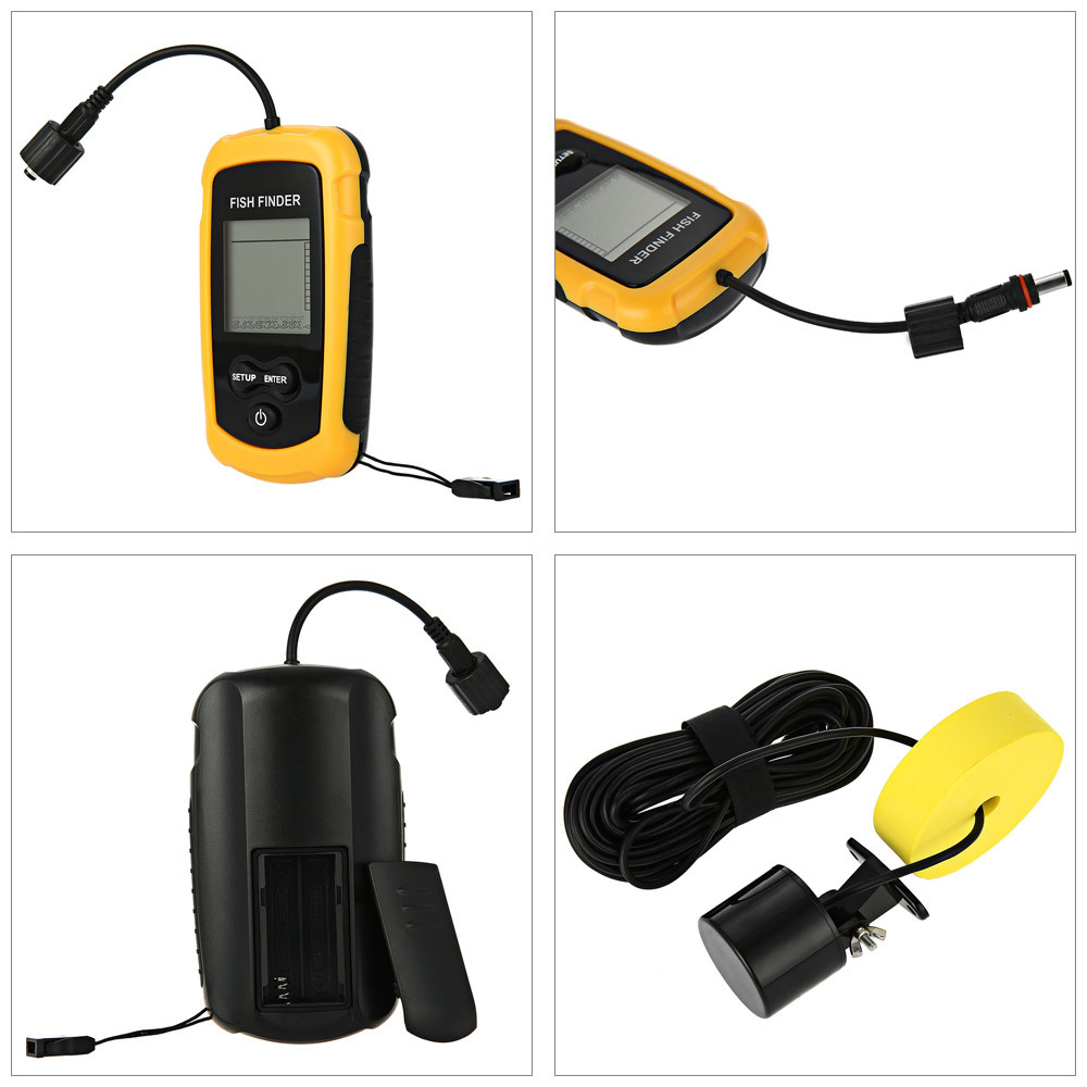 Alarm 100M Portable Sonar Fish - Fishing Boat Depth Finder avis et prix