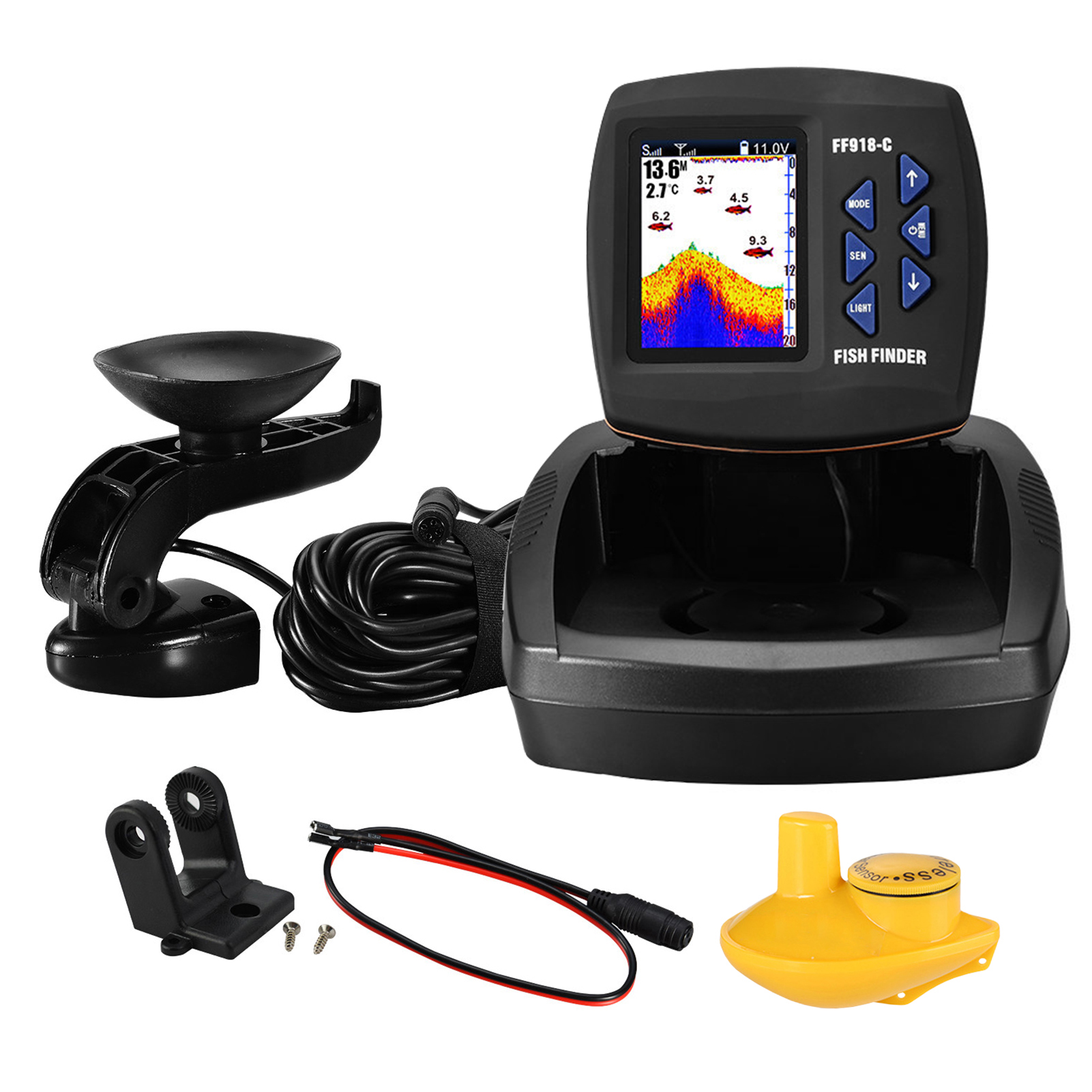 Fish Finder Wireless Sonar Sen - Fishing Boat Depth Finder avis et prix
