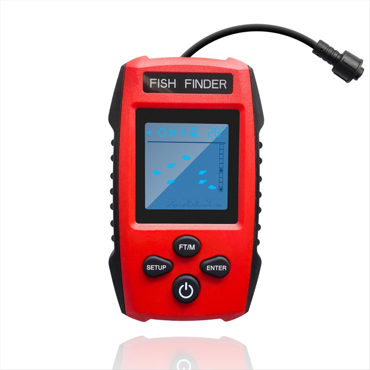 Color LCD Fish Finder Wired So - Fishing Boat Depth Finder avis et prix