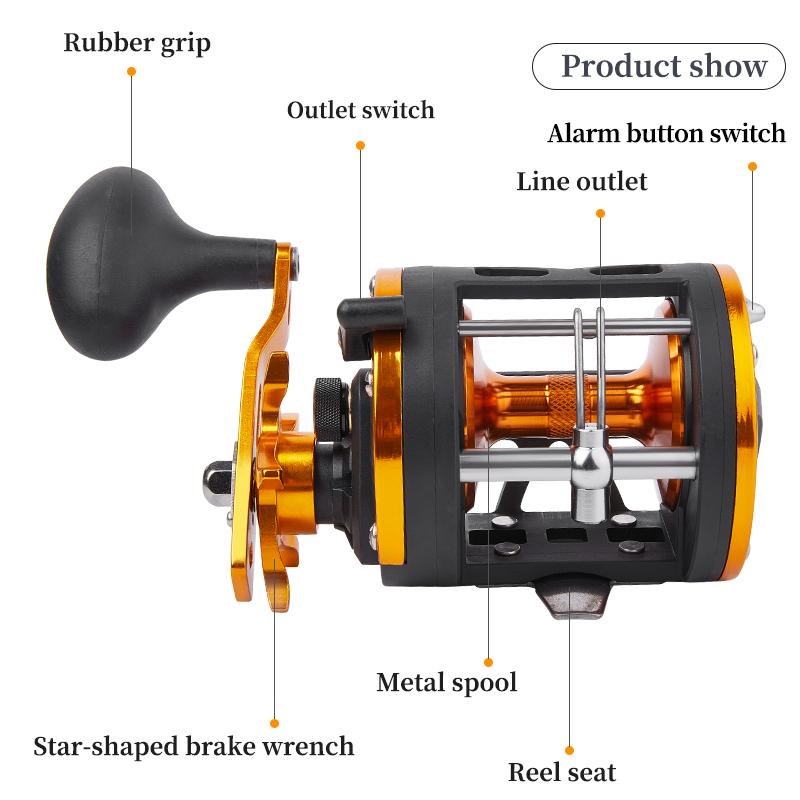 BILLINGS Trolling Drum Reel 33 - Fishing Boat Steering Wheel avis et prix
