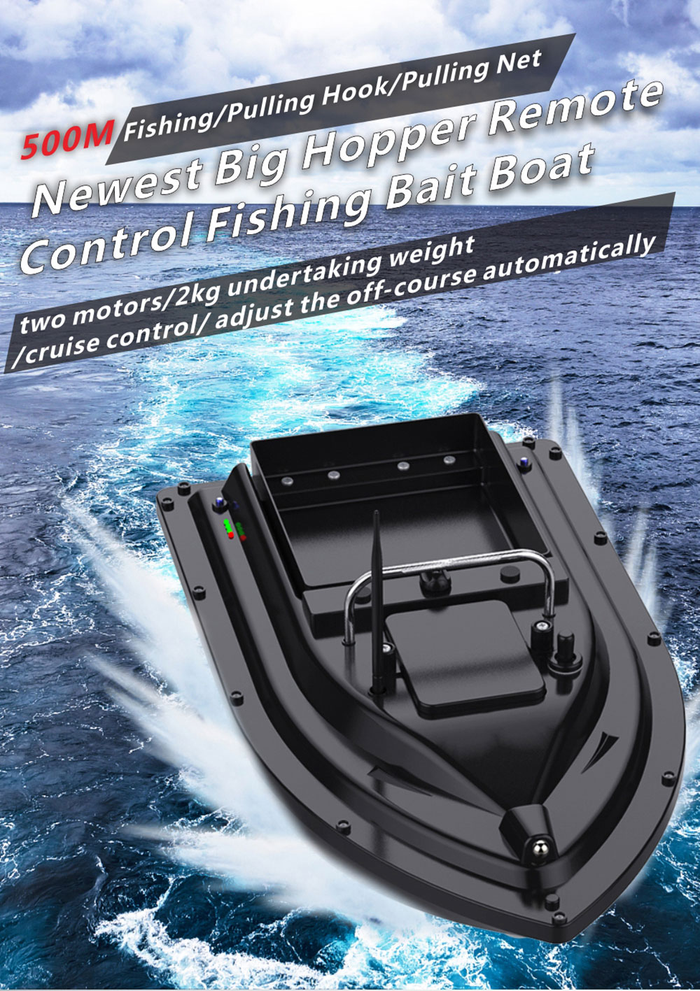 Bait Boat With GPS Positioning - Fishing Boat Gps avis et prix