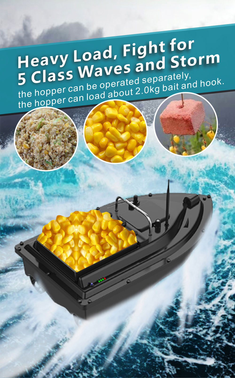 Bait Boat With GPS Positioning - Fishing Boat Gps avis et prix