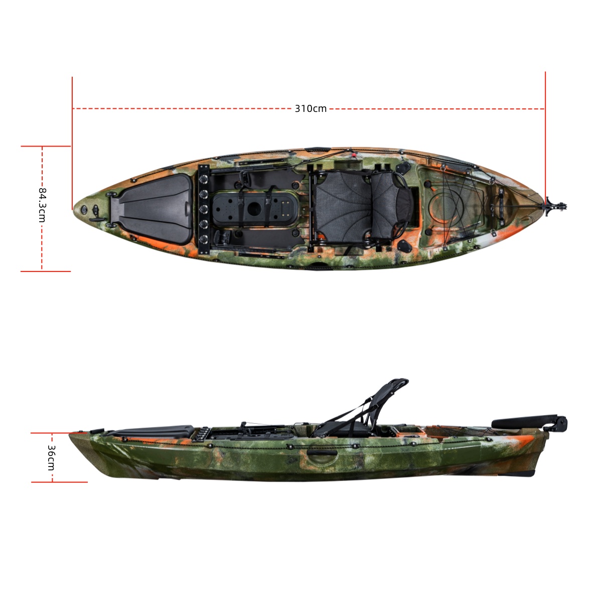 First-class Single Fishing Kay - Fishing Boat Seat avis et prix