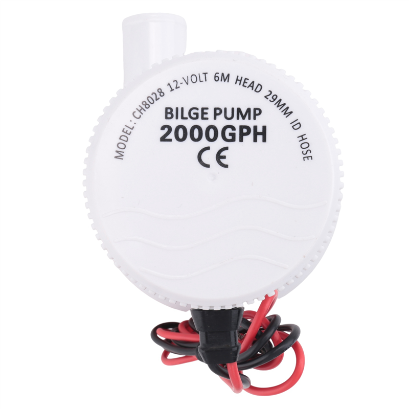 2000GPH Marine Water Bilge Pum - Fishing Boat Bilge Pump avis et prix