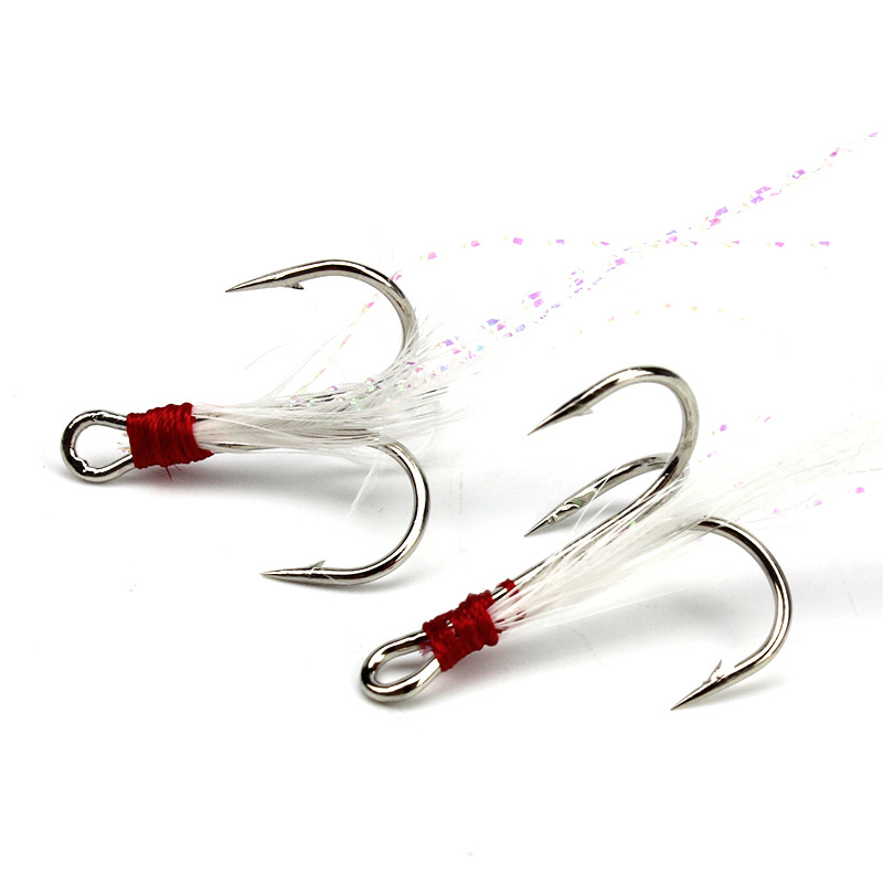 5pcs 4#6#Tied hair three ancho - Fishing Boat Anchor avis et prix