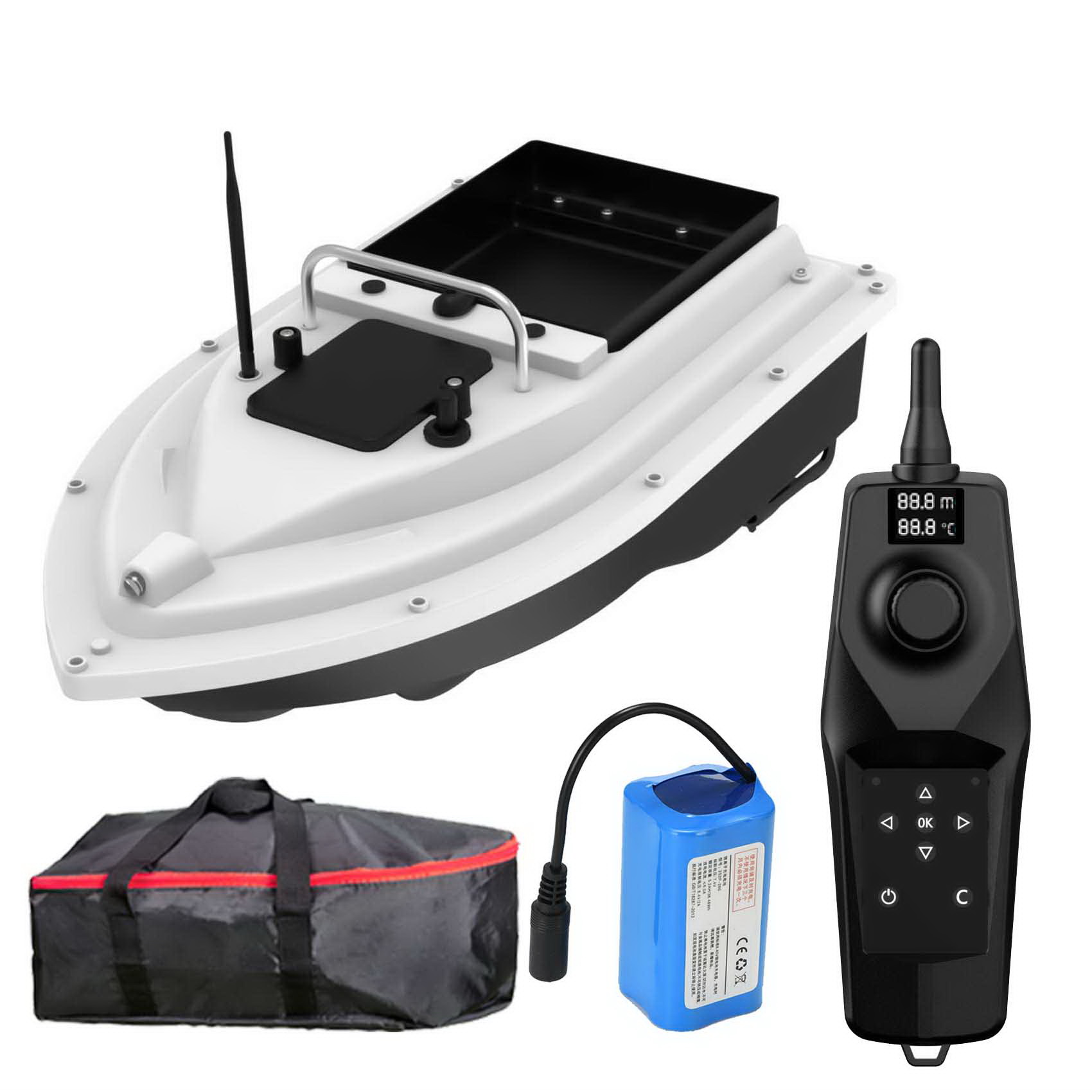 D36 RC Fishing Bait Boat with  - Fishing Boat Trailer avis et prix