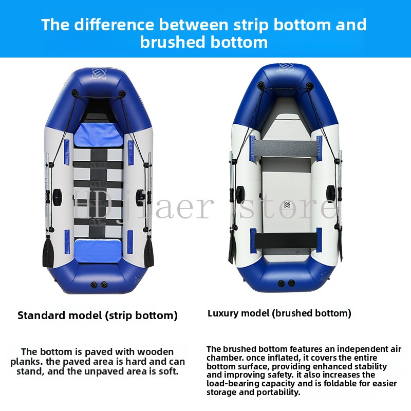 Inflatable Boat with Hard Bott - Fishing Boat Inflatable avis et prix