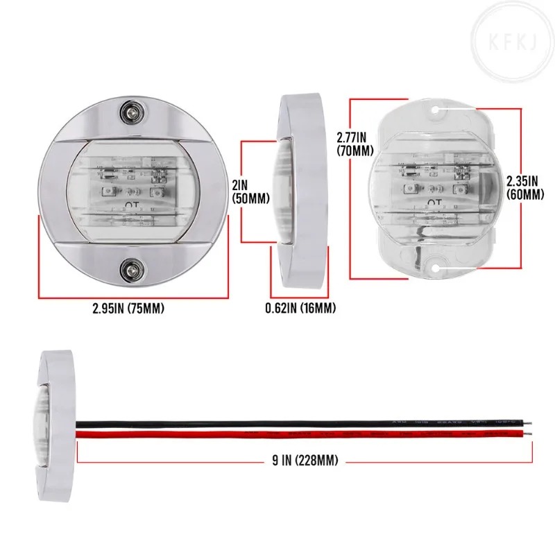 For Yacht Fishing Vessel 12V/2 - Fishing Boat Navigation Light avis et prix