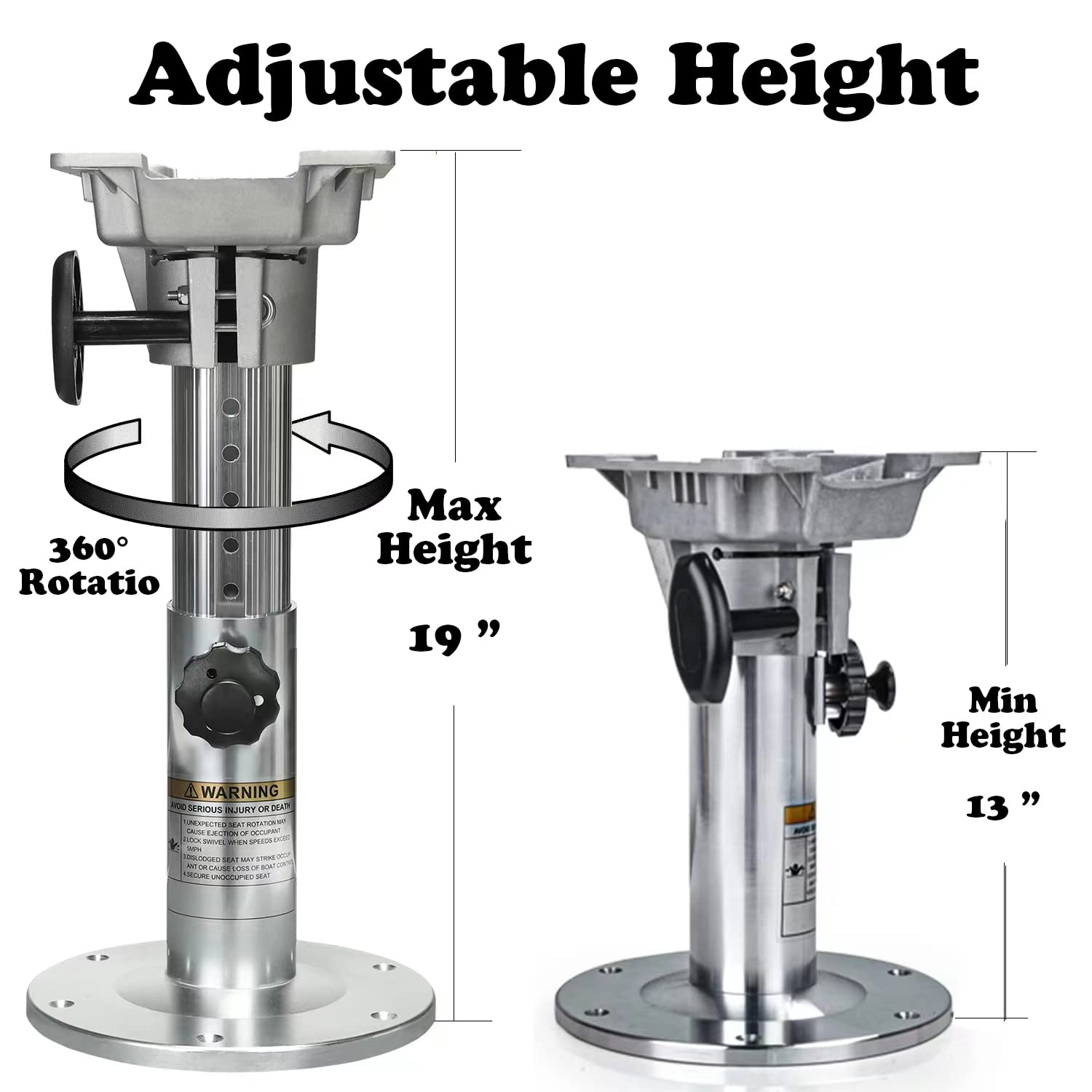 Adjustable Aluminum Boat Seat  - Fishing Boat Seat avis et prix